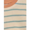 Gestreepte t-shirt - Oversides t-shirt stripe sandshell 